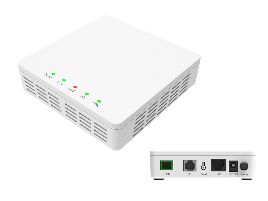 Terminale Fibra ottica FTTH GPON ONT Singola Porta Gigabit - Router e NAS -  Switch e Router - Networking